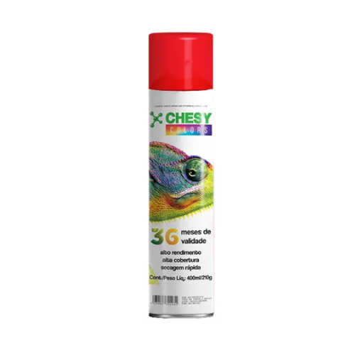 Tinta Luminoso Vermelho 210g/400ml Chesy