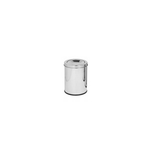 Lixeira Inox 3l Redonda com Tampa Basculante Rdesign