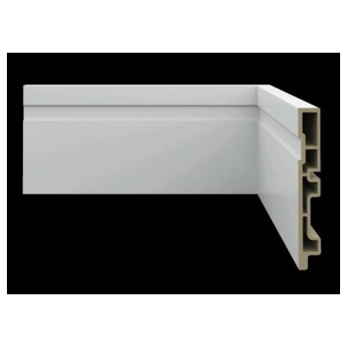 Rdesign Alizar/rodape 10.5cm Branco Wpc100 2.40m - 914115