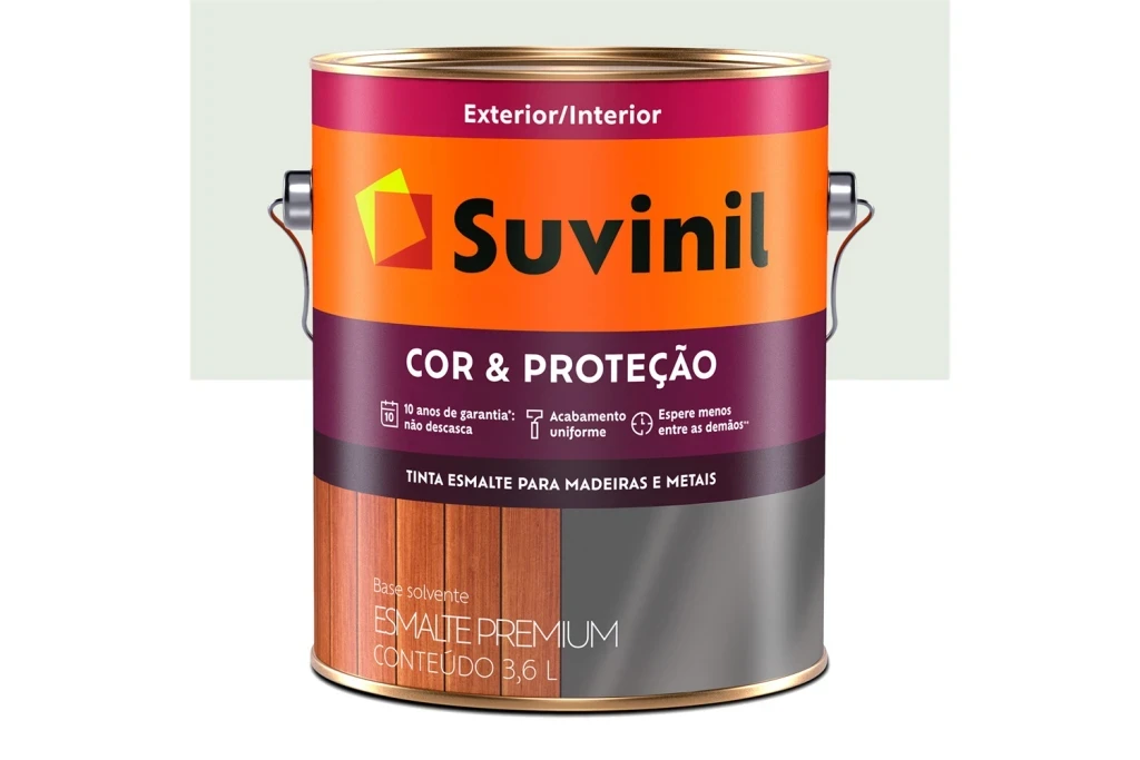 Tinta Esmalte Premium Cor & Proteção Brilhante Gelo 3,6 Litros