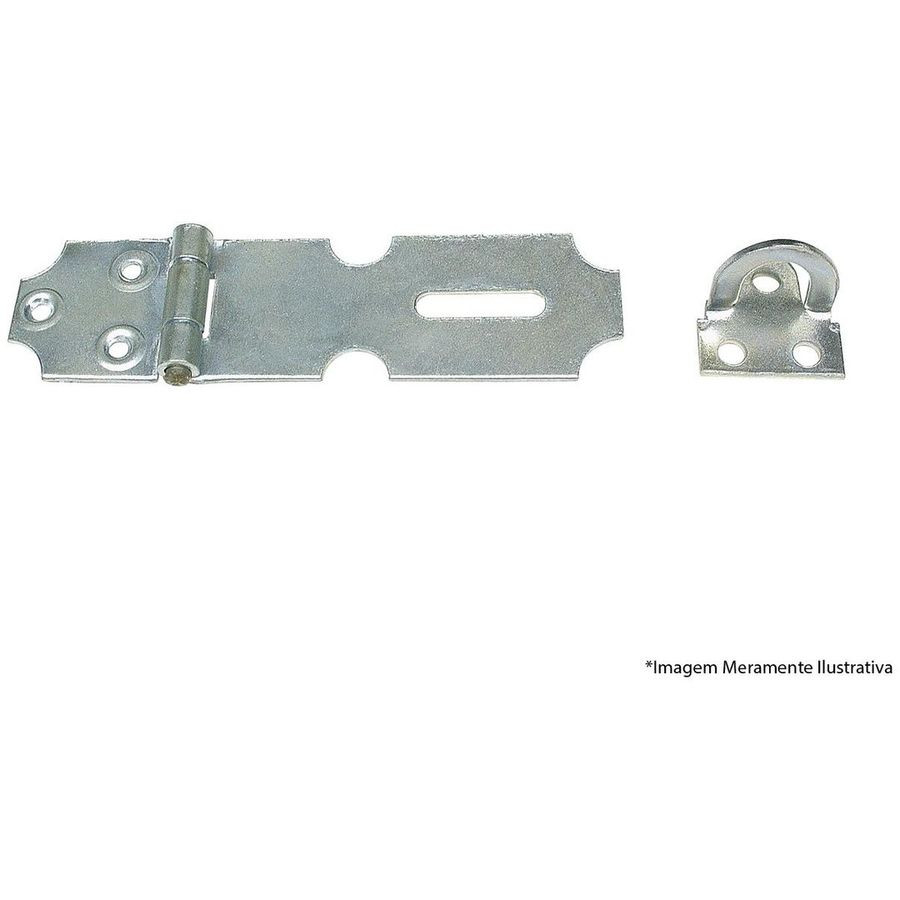 Porta Cadeado para Mala 2,5" Zincado - Loth