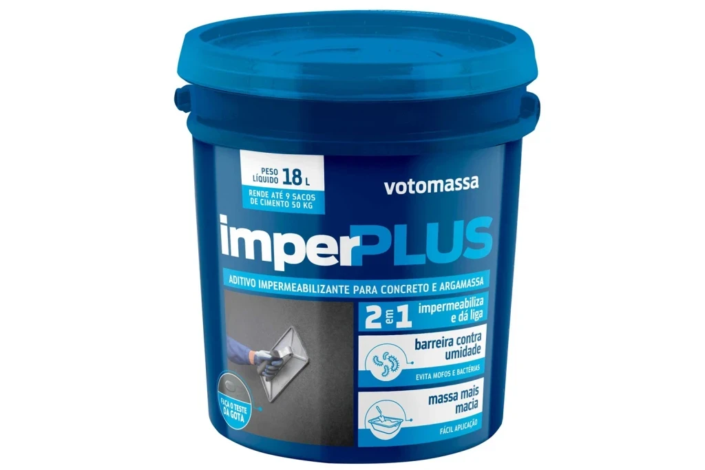 Aditivo Impermeabilizante para Concreto e Argamassa Imperplus 18 Litros