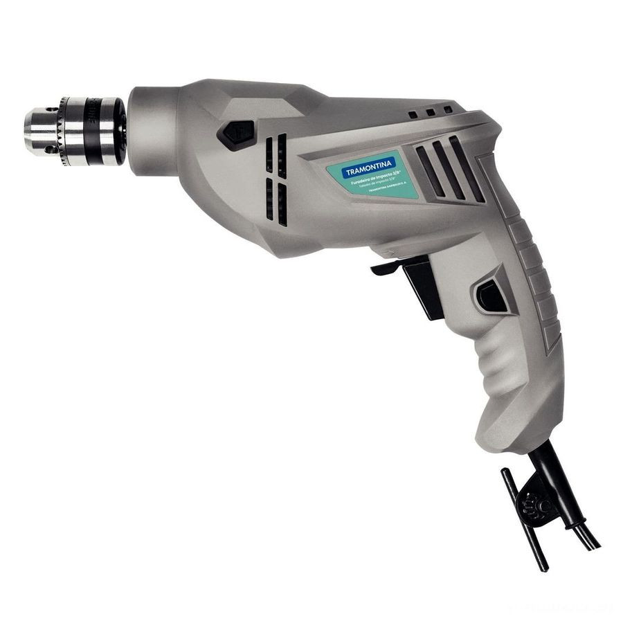 Furadeira de Impacto 500w 220v 3/8" com Sistema de Reversão de Rotação 220v - Tramontina