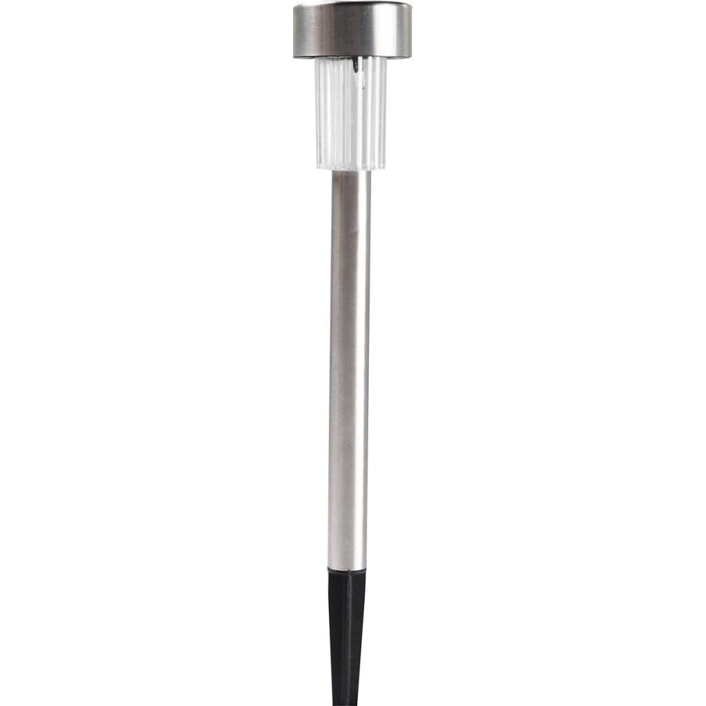 Taschibra Led Solar Deco 07 15100065, Espeto, 6500k, 0.1 W, Prata