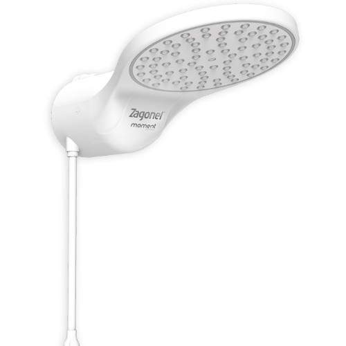 Ducha Moment Eletrônica 7500w 220v Branco Zagonel