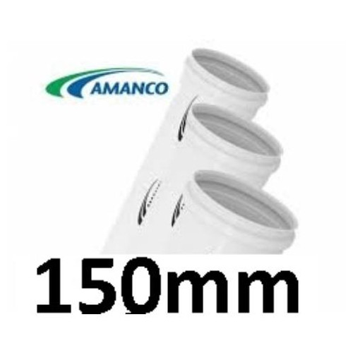 Amanco Tubo Pvc Esgoto 150mm X 6m