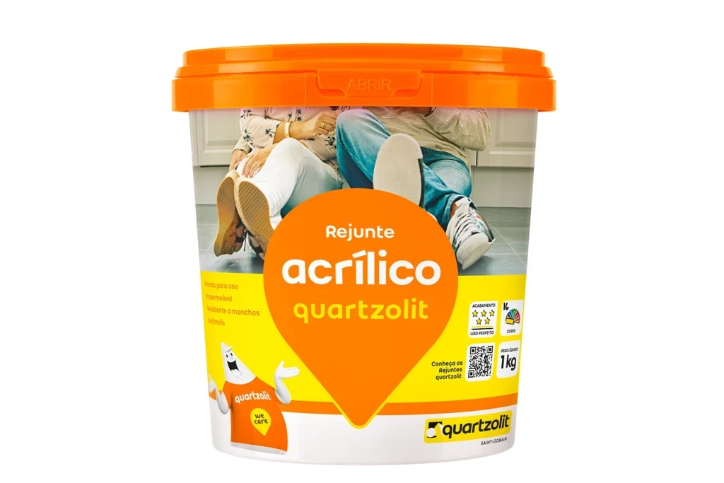Rejunte Acrílico Cinza Platina 1kg