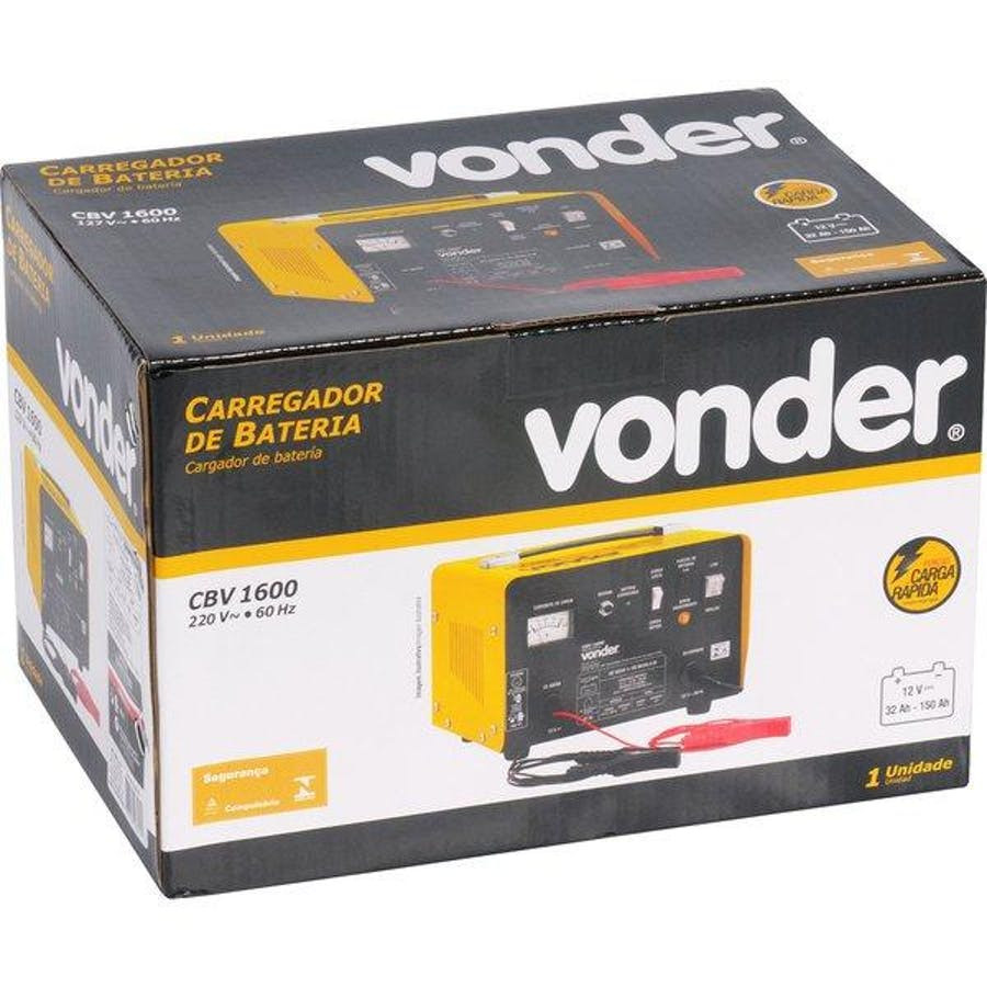 Carregador de Bateria Cbv 1600 220v - Vonder