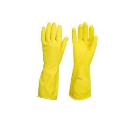 Luva Latex G Amarela C/forro Vonder