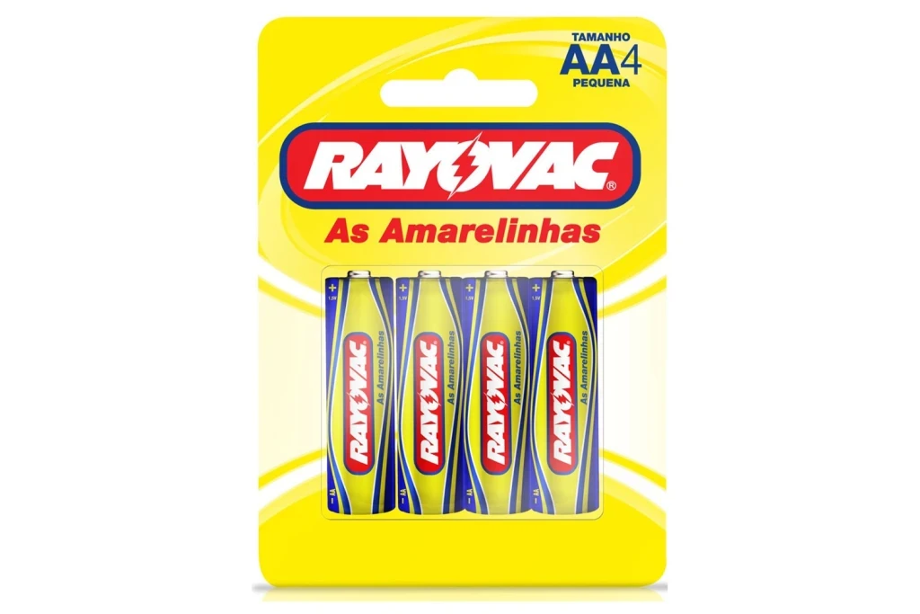 Pilha Comum Aa com 4 Unidades
