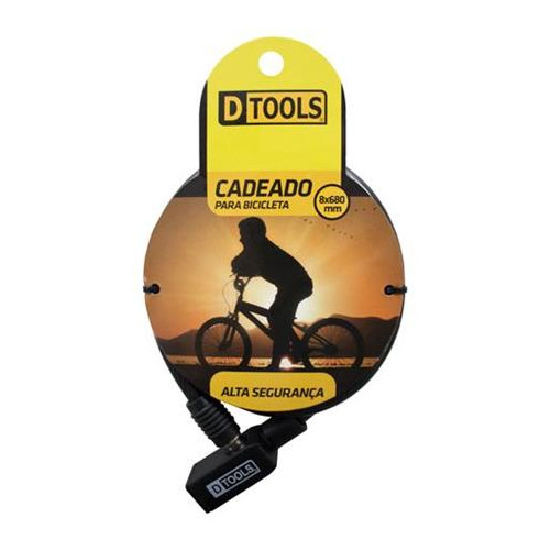 Cadeado P/bike 8x680mm Dtools - 10663
