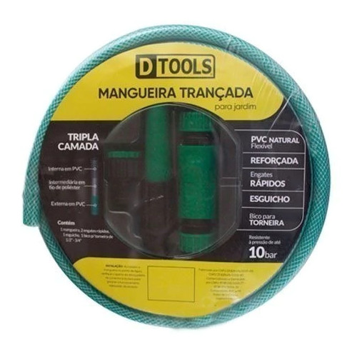 Mangueira Jardim Trancada Verde Agua Dtools