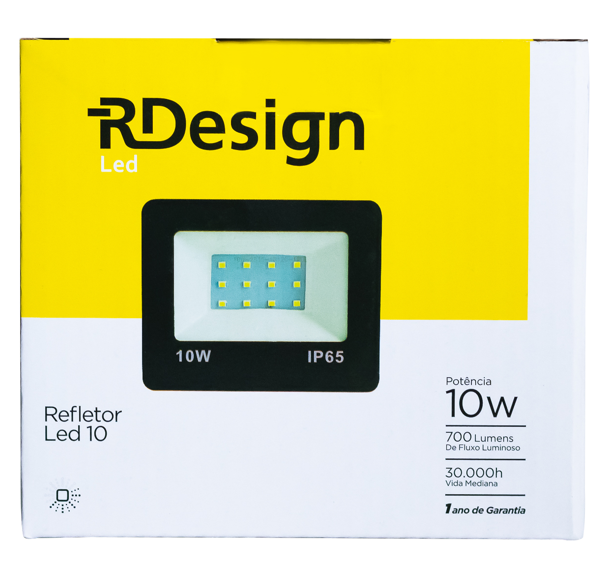 Rdesing Refletor Led 6000k 10w