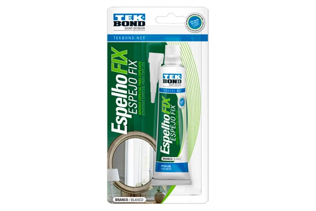 Cola Fixa Espelho Blister 85g Branco
