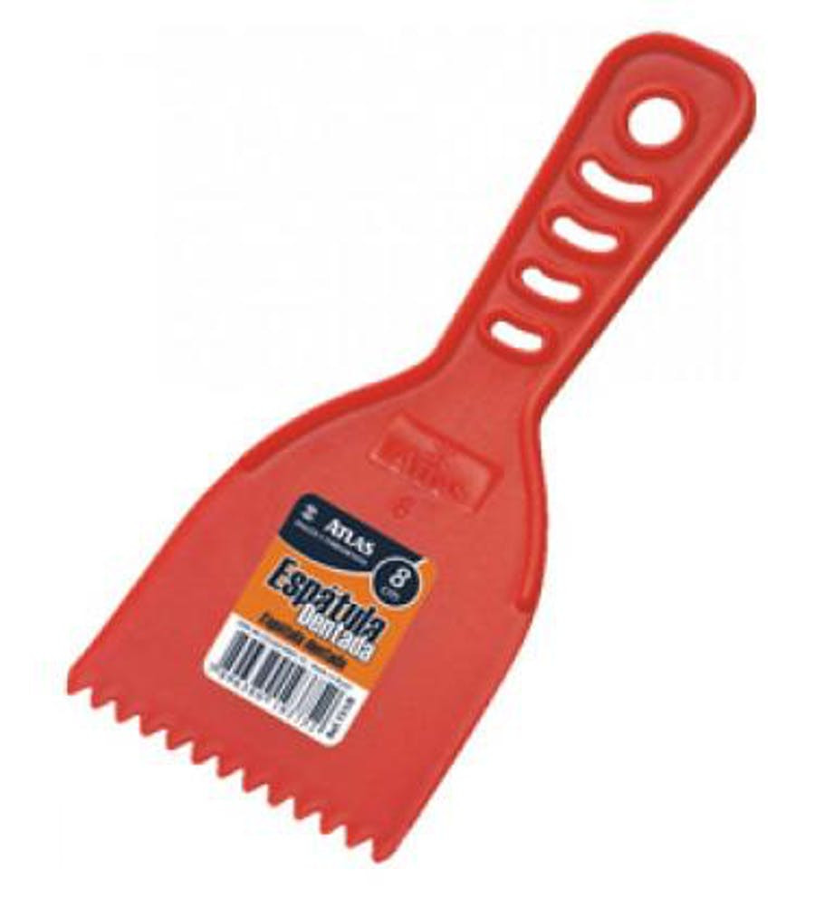 Espátula Plástica Dentada 10cm - Atlas
