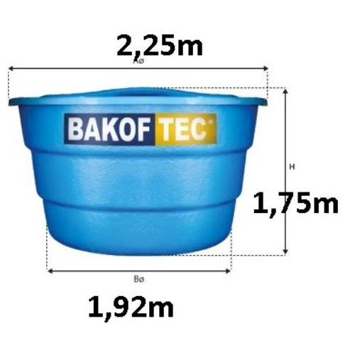 Caixa Dagua Fibra 5000l C/tampa Bakof Tec Consultar Valor