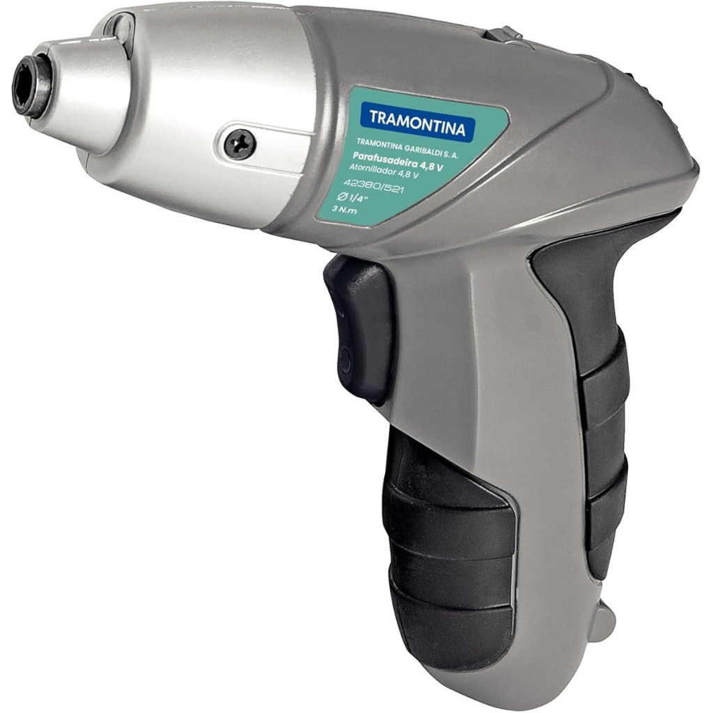 Parafusadeira a Bateria Tramontina 1/4" 4,8v Bivolt 21 Peças