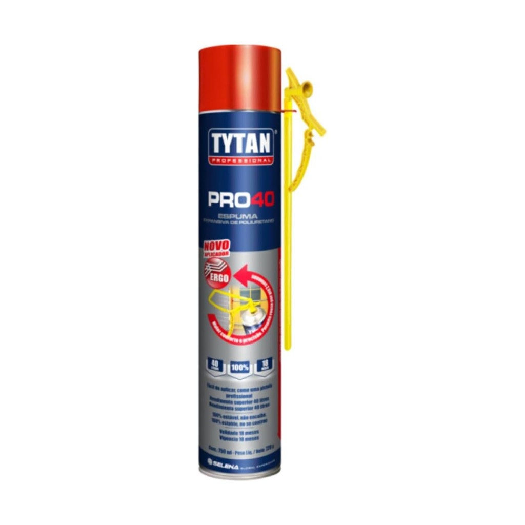 Espuma Expansiva de Poliuretano Pro40 750ml 720g Tytan