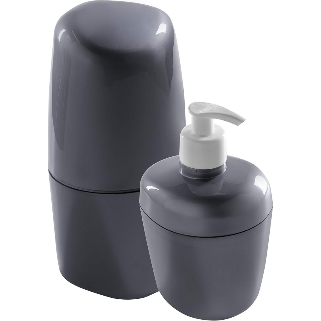 Kit de Acessórios para Banheiro com 2 Peças Astra Prata