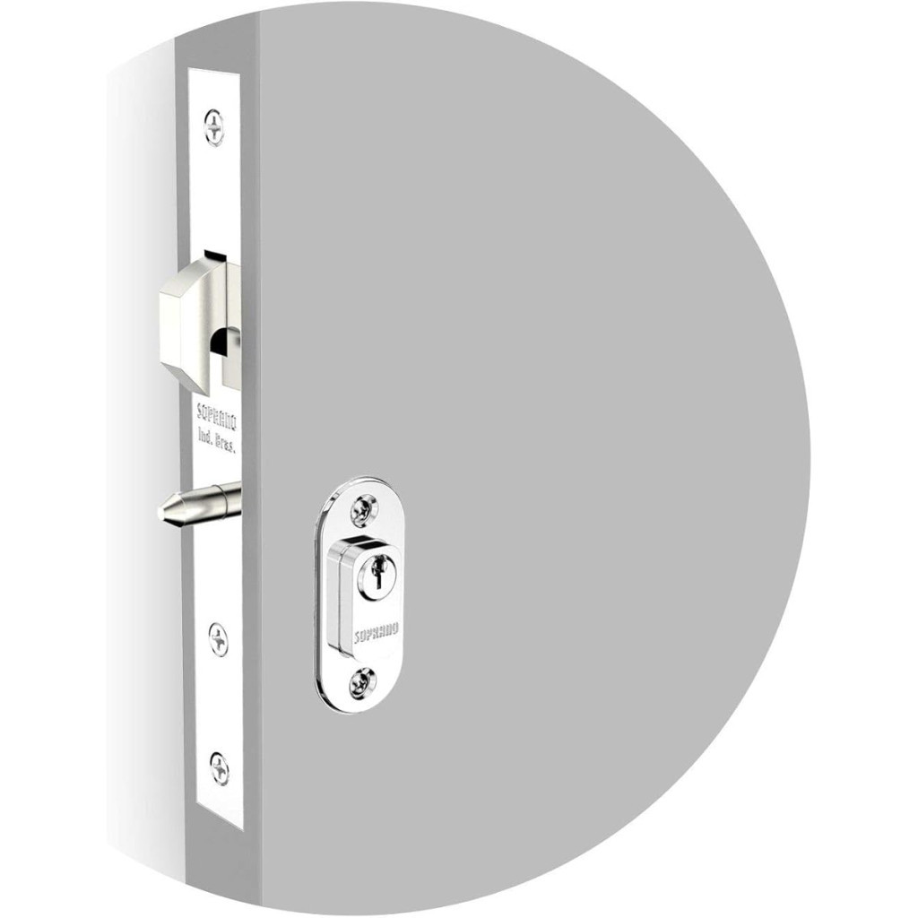 Fechadura Bico de Papagaio Cromada Externa 3001/529