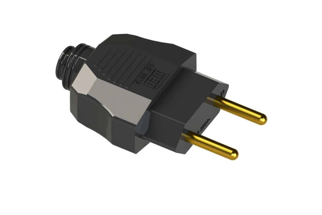 Plugue Macho 2 Polos 10a 250v Preto