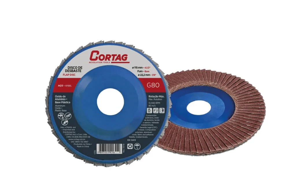 Cortag Desbaste Flap Disc 41/2 G80 - 61646