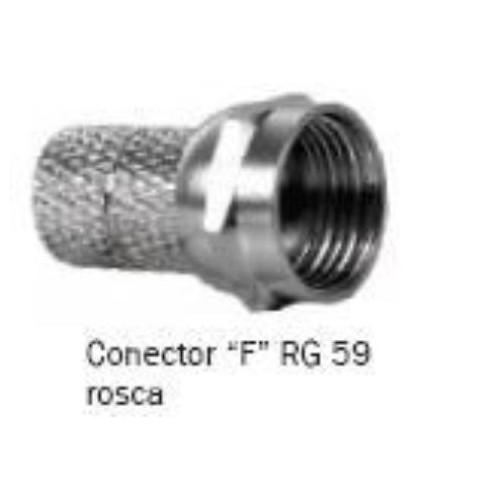 Conector Macho C/rosca P/cabo Coaxial