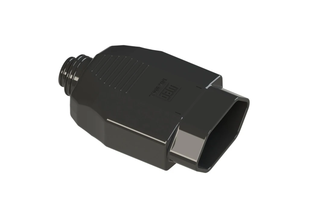 Plugue Fêmea 2 Polos 10a 250v Preto