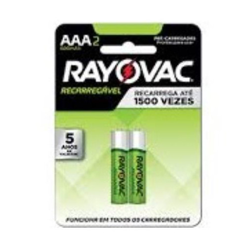 Pilha Recarregavel Palito C/2 Rayovac - 0172422