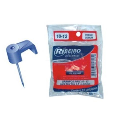 Grampo Fixa Fio C/prego Grande 10x12 C/15pc
