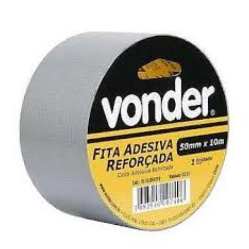 Fita Tape 50mm X 10m Prata Vonder