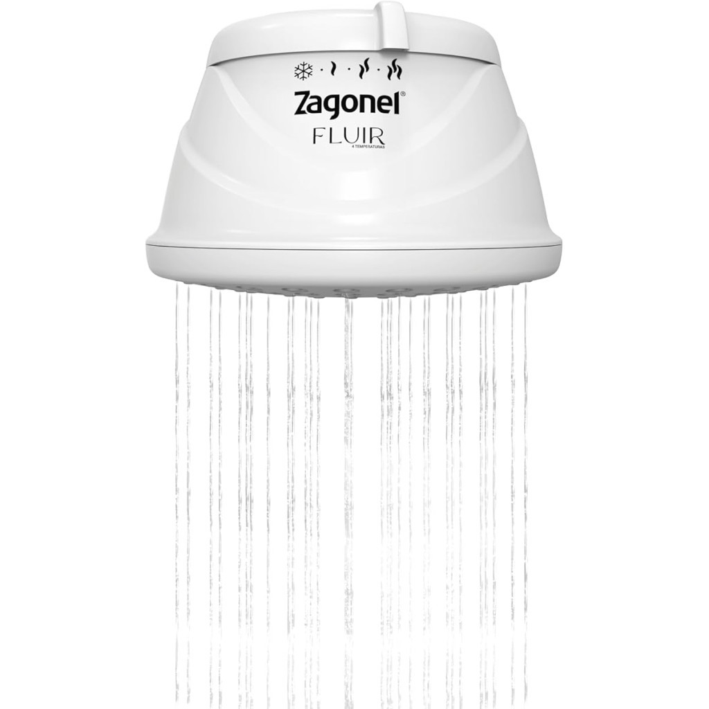 Zagonel Ducha Multitemperatura Fluir 4t 6800w 220v Branco