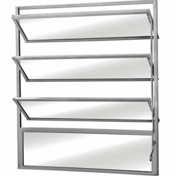 Mgm - Basculante Aluminio Branca 100x100 - 3179