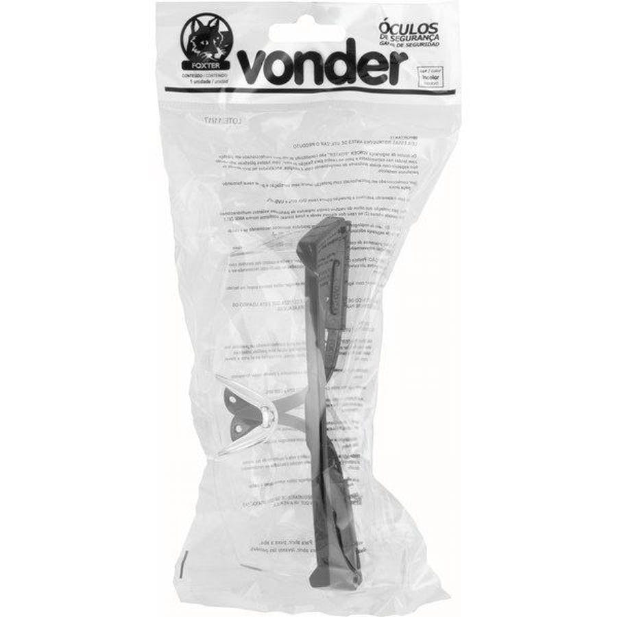 Oculos de Segurança Foxter Incolor - Vonder