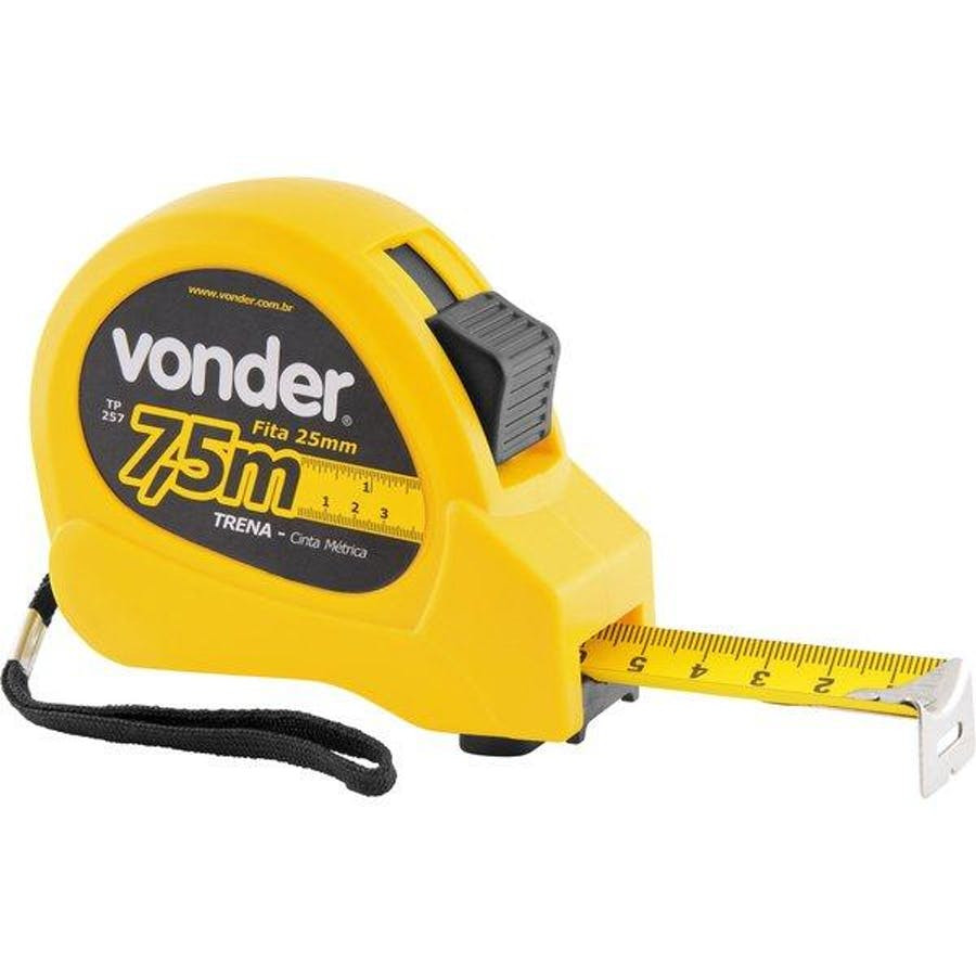 Trena de Aço com Freio 7,5m - Vonder