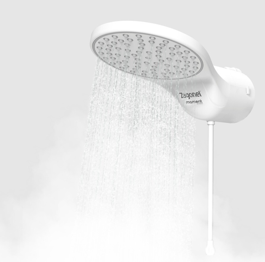 Chuveiro Zagonel Moment Eletronica 5500w 127v Branco