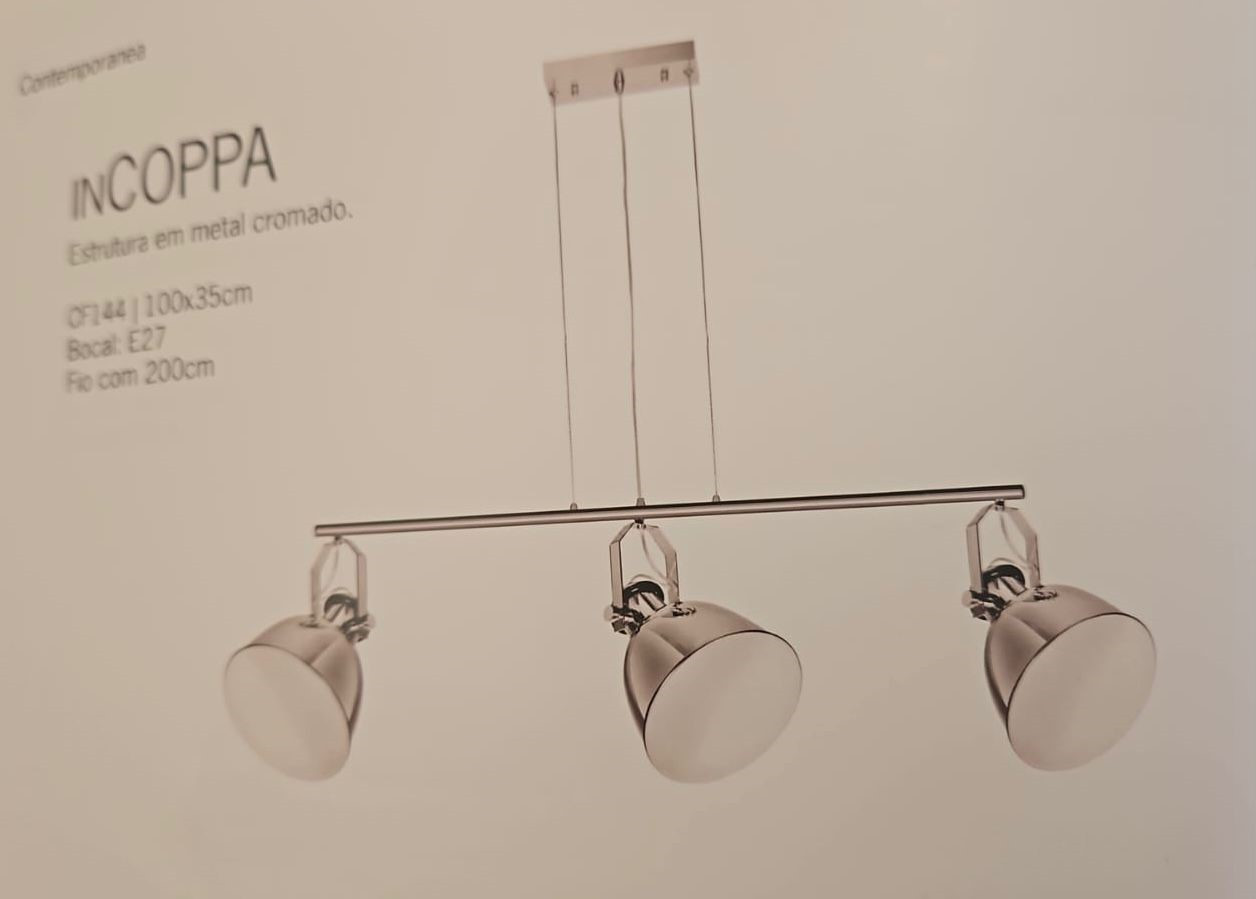 Outlet Luciin Pendente Cf144 Prata Triplo
