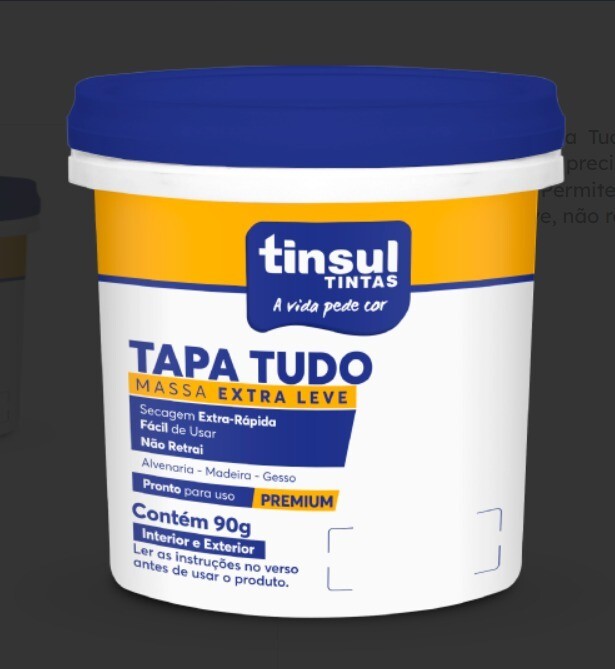 Tapa Tudo Tinsul 90g