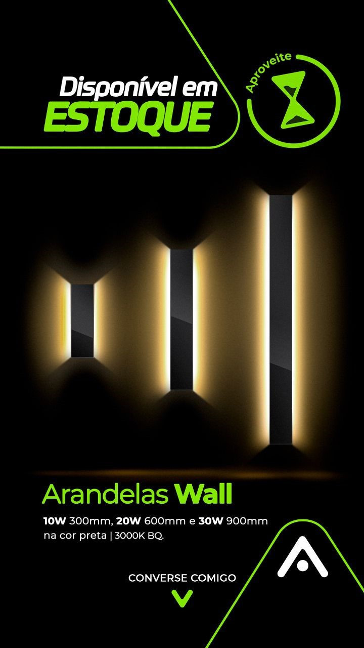 Lumanti Arandela Wall Sob 10w 3000k Autovolt Pt
