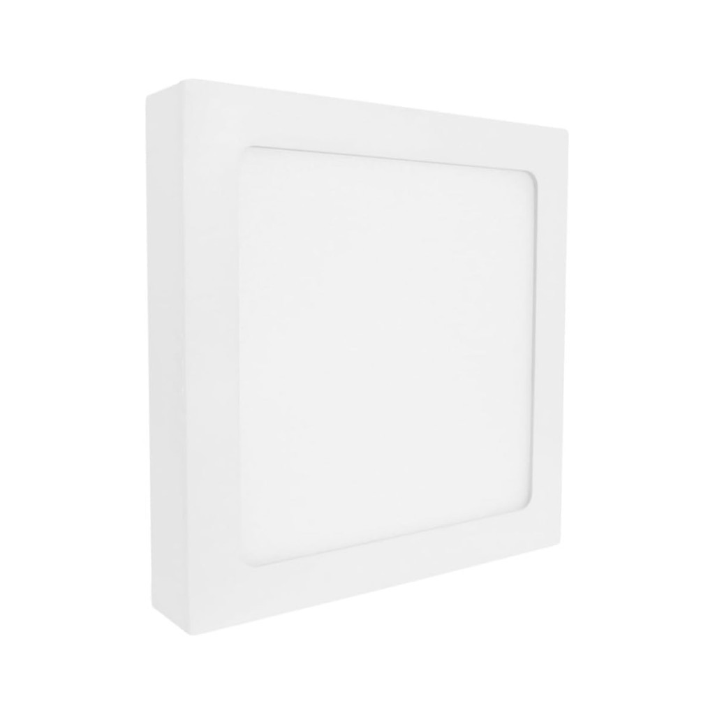Painel Led de Sobrepor 12w Luz Amarela Quadrado Bivolt Save Energy