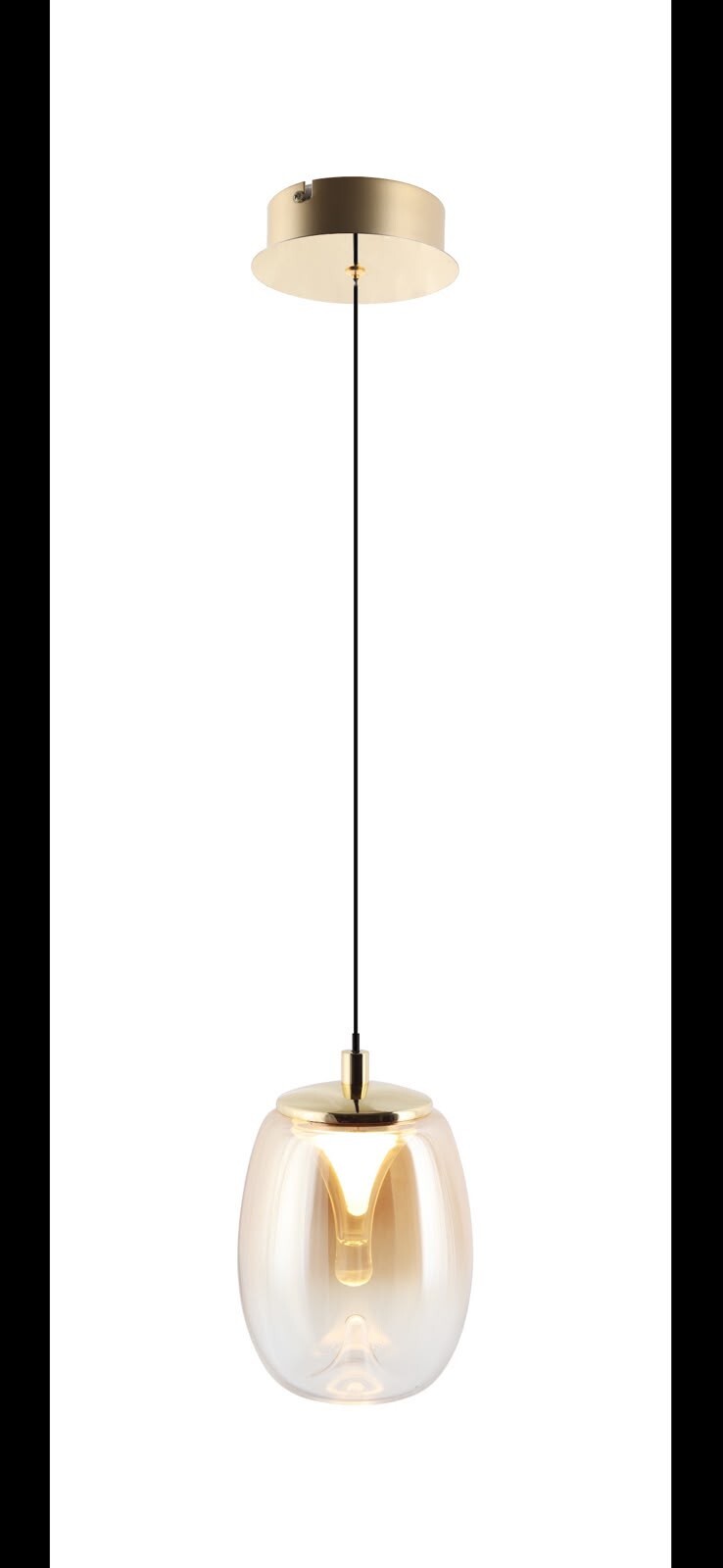 Dinamica Pendente 11x16cm 5w 500lm Amber Dcd03405