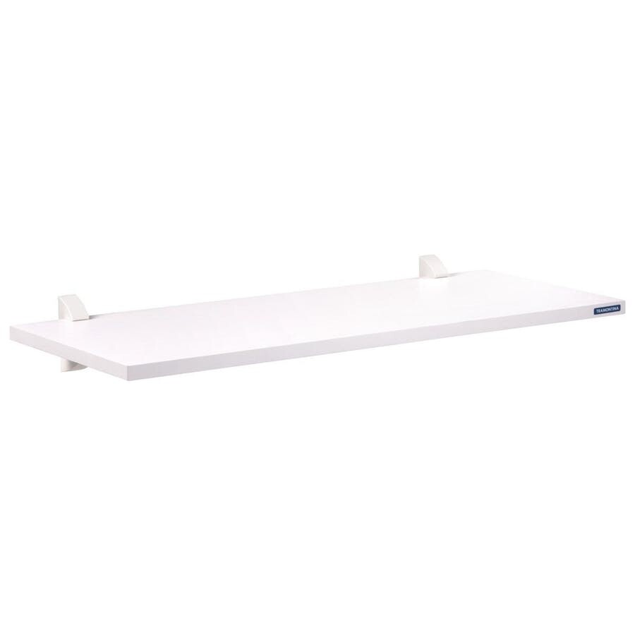 Prateleira Branca com Suporte Injetado 90 X 25cm
