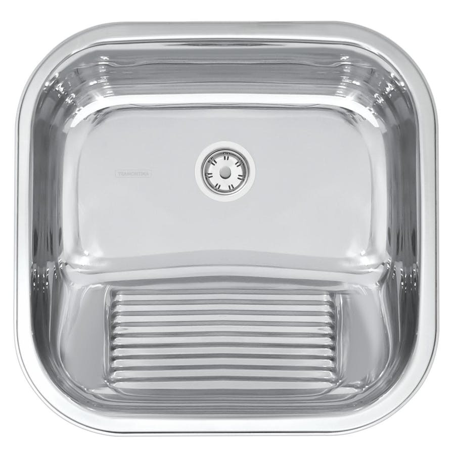 Tanque de Encaixe 23l em Aço Inox Acetinado Tramontina Hera 40 X 40cm