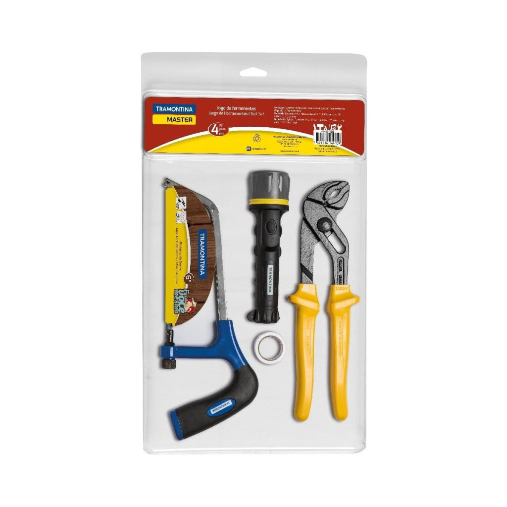 Kit Tramontina Ferramentas 4pc 43409/108