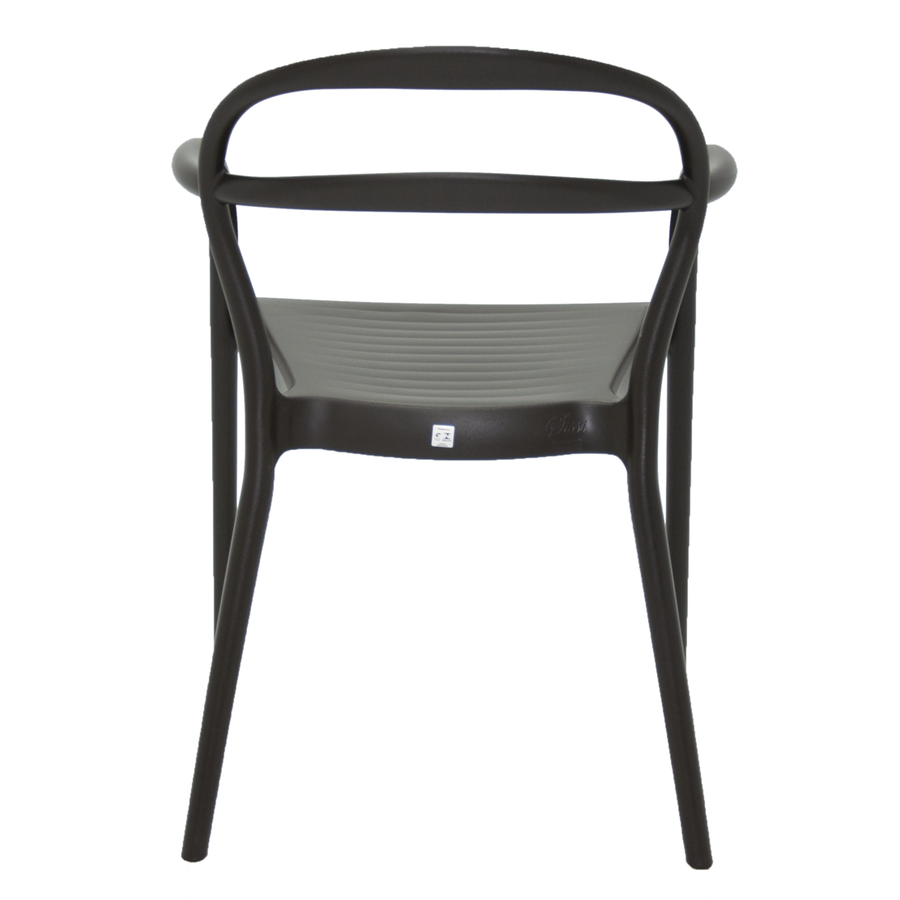 Cadeira Tramontina Sissi Marrom C/braco 92045109