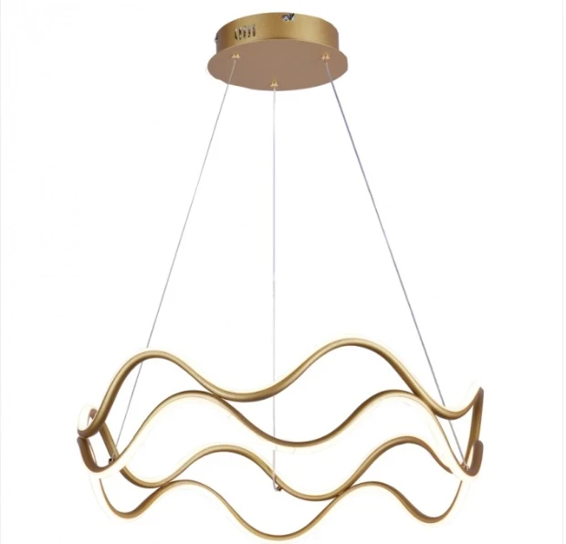Querolustre Pendente Dcd03157 Led 86w Dourado