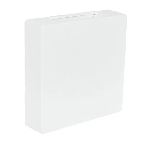 Arandela Clean Branco Quadrado 3w 3000k Abs 2fachos Blumenau