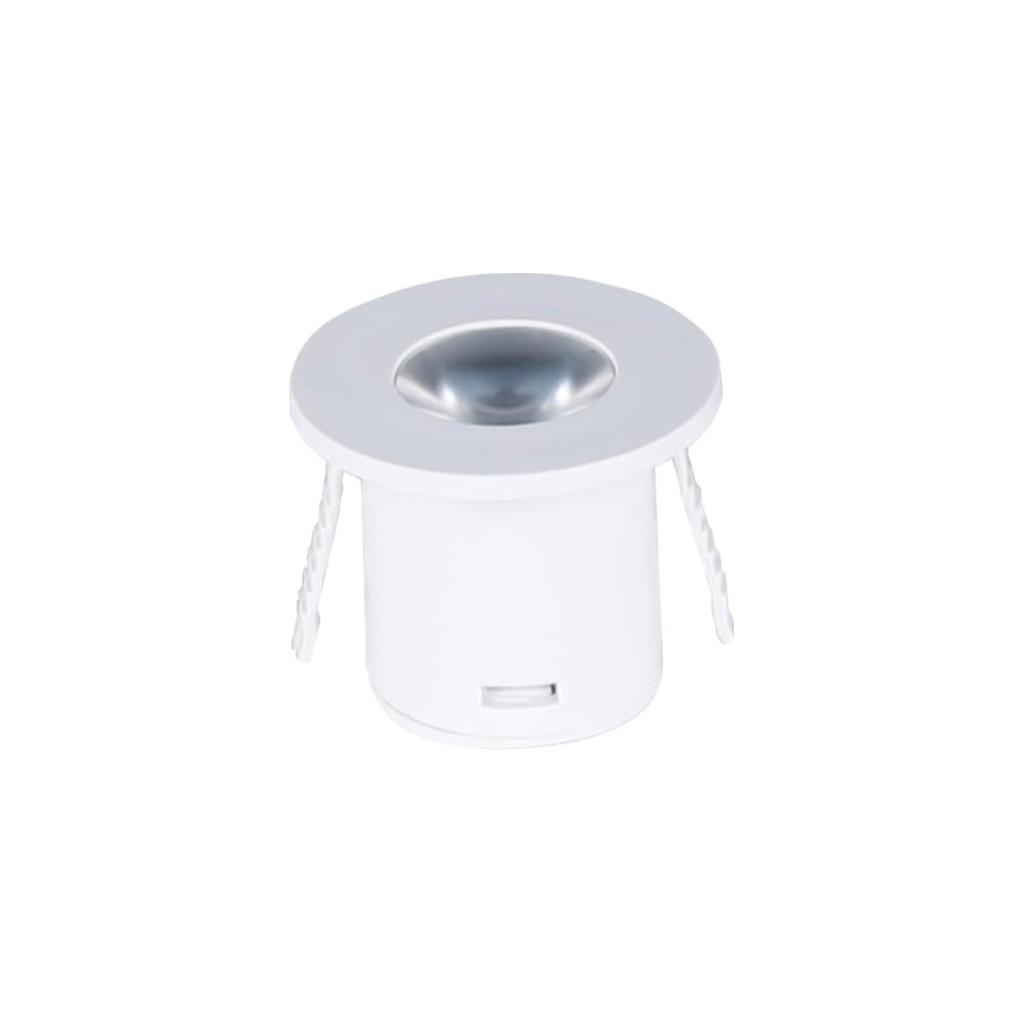 Spot para Móveis Led Pik Redondo 1w 3000k Branco 2pçs