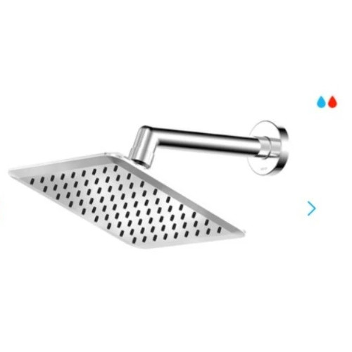 Docol Chuveiro 17x17cm Articulado Slim Chrome