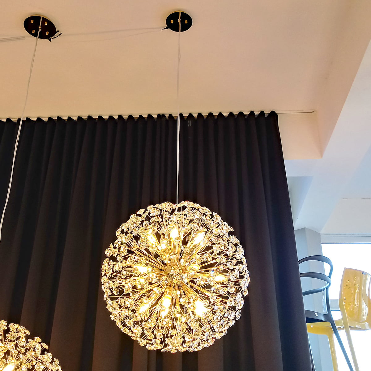 Dinamica Pendente Dcd01221 Red 60cm 15lamp E14 Dourado